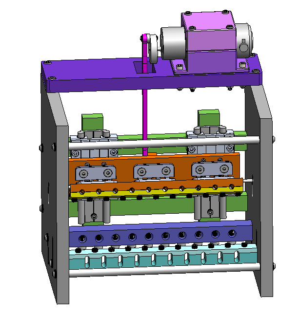 Image of cyclic bend fixture CAD