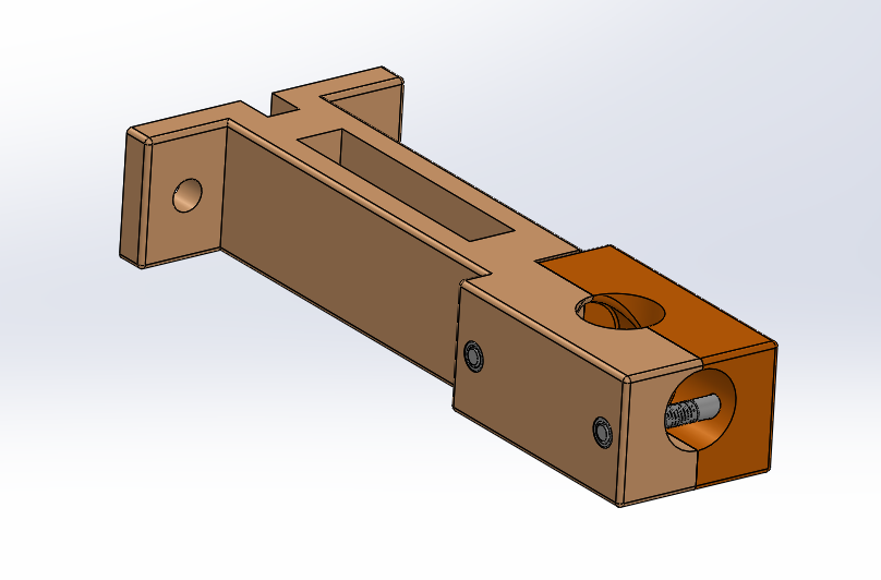 Image of force testing fixture CAD