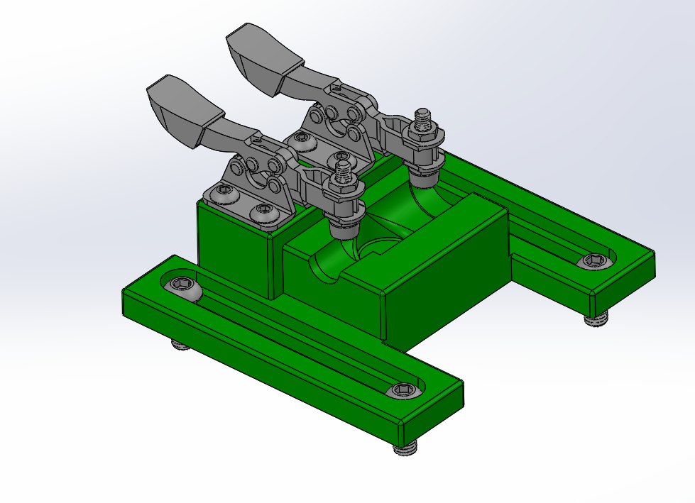 Image of force testing fixture CAD