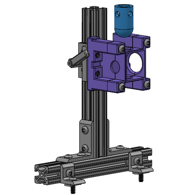 Image of one pre-dv force testing fixture