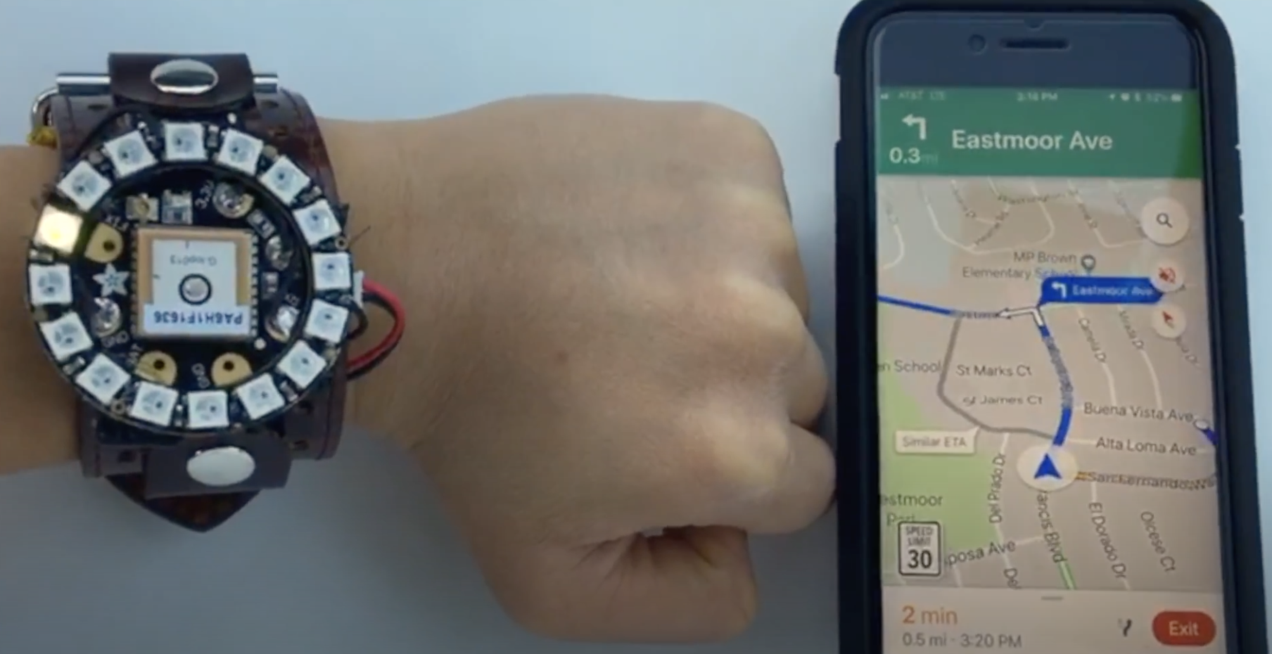 Image of GPS watch: GPS Mode