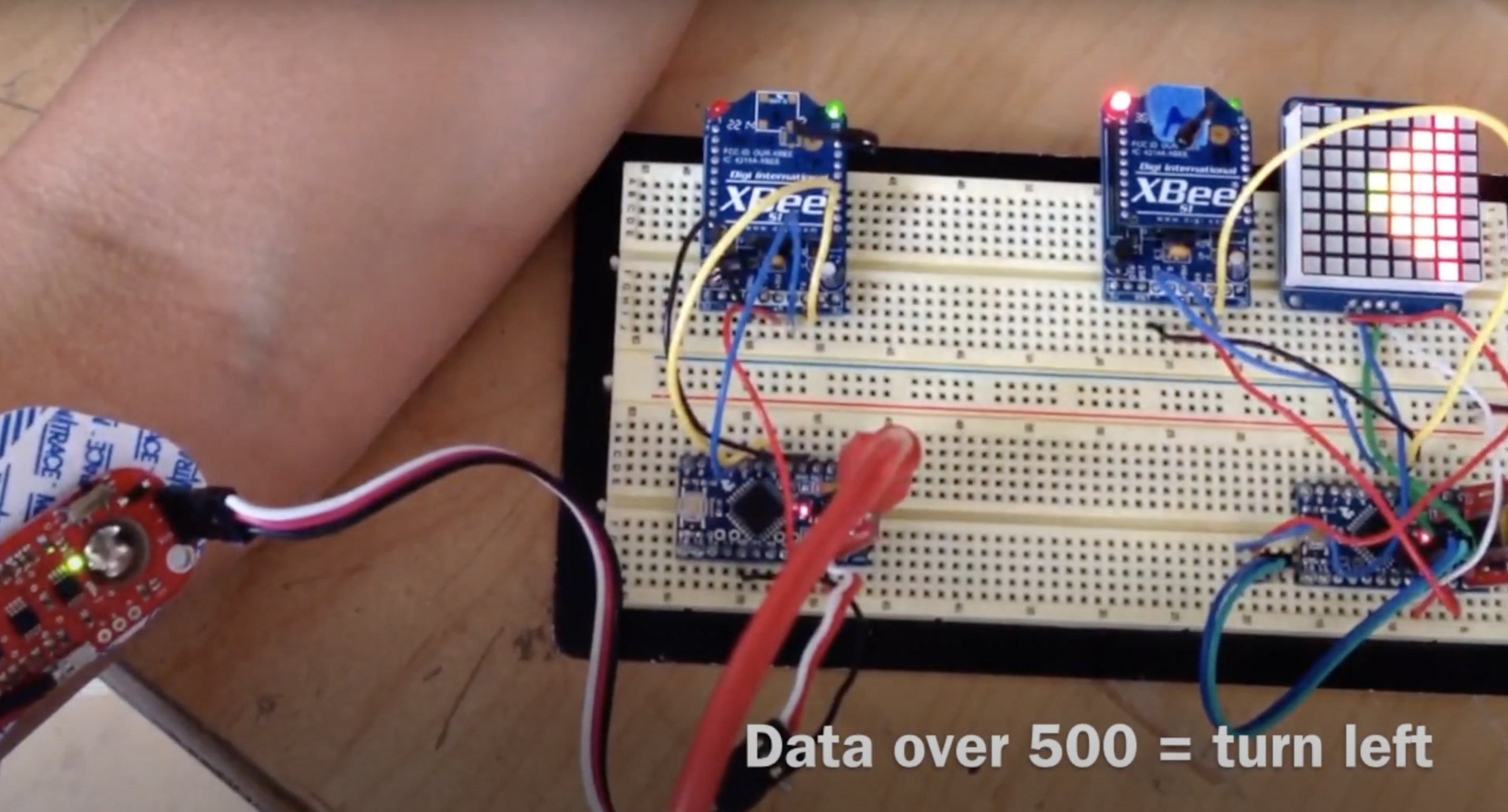 Image of Wireless Muscle Sensor Bike Signal Prototype